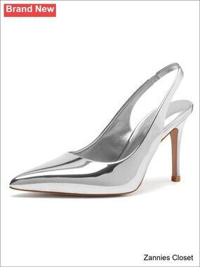 ✨ Slingback Heels Women Pointed Toe Stiletto Pumps High Heels Formal Party